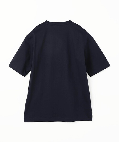 NICOLE selection（ニコルセレクション）の「シルケットロゴプリントＴ（Tシャツ/カットソー・メンズ・ホワイト/ブラック/ラベンダー/ネイビー・M/L/XL）」の10枚目の写真