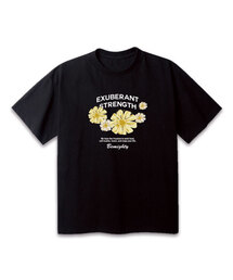 BEMIGHTY（ビーマイティー）の「フラワードローイングオーバーサイズ半袖Tシャツ（Tシャツ/カットソー）」