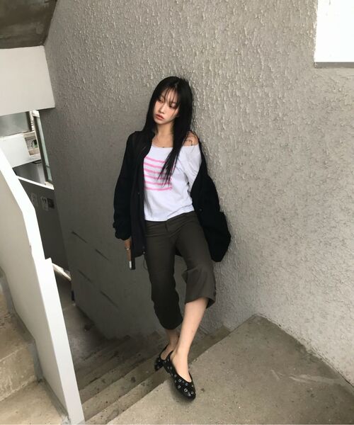 ITZAVIBE(イッザバイブ)の「SNAP POINT CAPRI PANTS - KHAKI(その他パンツ・レディース・その他・MEDIUM/LARGE)」の13枚目の写真