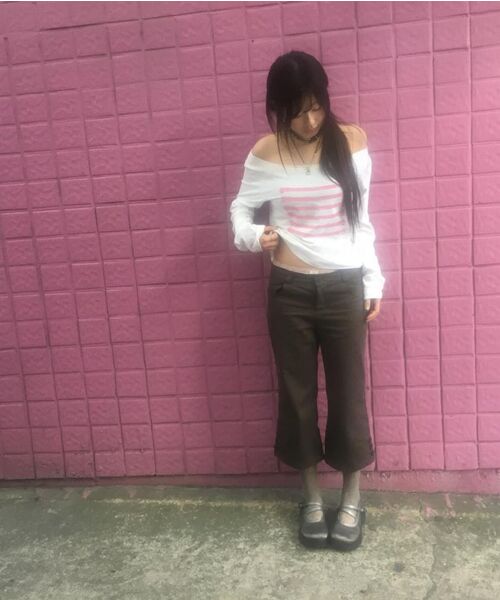 ITZAVIBE(イッザバイブ)の「SNAP POINT CAPRI PANTS - KHAKI(その他パンツ・レディース・その他・MEDIUM/LARGE)」の15枚目の写真