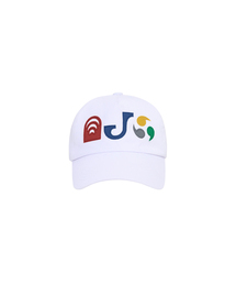 AJOBYAJO（アジョバイアジョ）の「[PBA] AJO Pictogram Nylon Applique Cap [WHITE]（キャップ）」