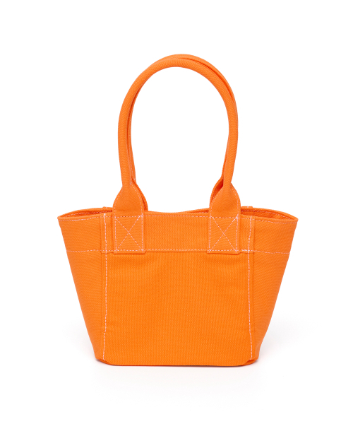 DER KOFFER（デルコッファー）の「SHOPPER CANVAS MINI [NEON ORANGE]（トートバッグ・レディース・ライトオレンジ系・FREE）」の2枚目の写真