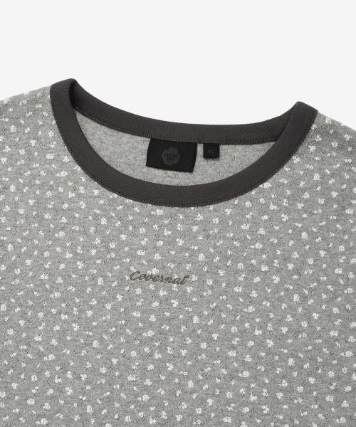 COVERNAT WOMAN(カバーナットウーマン)の「ウィメンズクロップアイレットTシャツメランジグレー(Tシャツ/カットソー・レディース・その他・WS/WM)」の3枚目の写真
