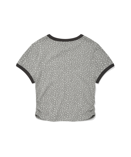 COVERNAT WOMAN(カバーナットウーマン)の「ウィメンズクロップアイレットTシャツメランジグレー(Tシャツ/カットソー・レディース・その他・WS/WM)」の5枚目の写真