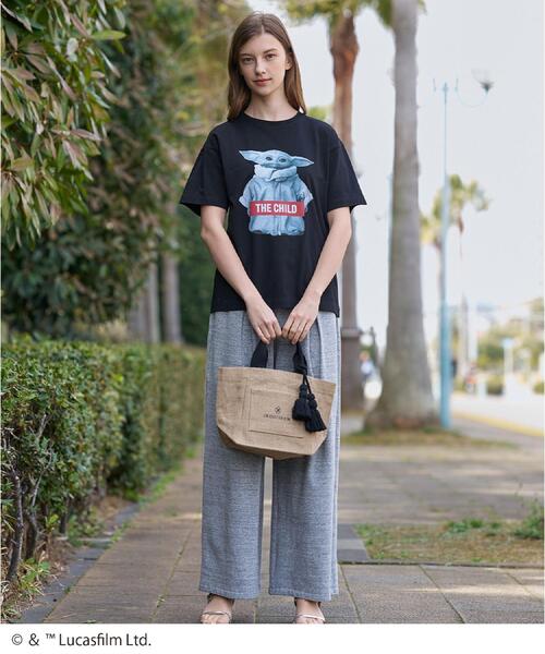 DRESSTERIOR(ドレステリア)の「【接触冷感】STAR WARS ストリートTシャツ(Tシャツ/カットソー・レディース・ブラック/ホワイト/グレー・38/36)」の5枚目の写真