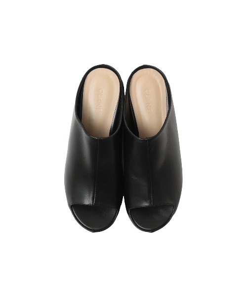 CLANE（クラネ）の「OPEN TOE SABO（サンダル・レディース・ブラック・37/36/38）」の4枚目の写真