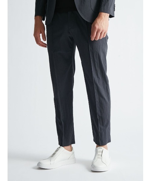 AOURE(アウール)の「MALPENSA SUMMER EX SUTUP PANTS(スラックス・メンズ・インディゴブルー/ベージュ・X-LARGE/LARGE/MEDIUM/SMALL)」の2枚目の写真