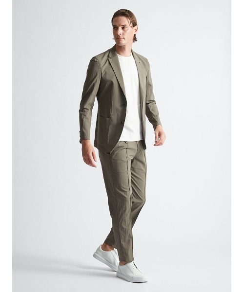 AOURE(アウール)の「MALPENSA SUMMER EX SUTUP PANTS(スラックス・メンズ・インディゴブルー/ベージュ・X-LARGE/LARGE/MEDIUM/SMALL)」の6枚目の写真