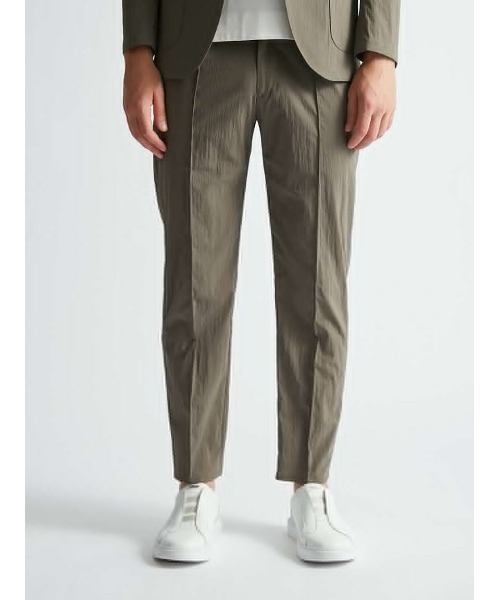 AOURE(アウール)の「MALPENSA SUMMER EX SUTUP PANTS(スラックス・メンズ・インディゴブルー/ベージュ・X-LARGE/LARGE/MEDIUM/SMALL)」の9枚目の写真
