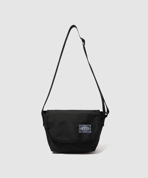 NAVY(ネイビー)の「【NAVY / ネイビー】 フラップ ミニショルダーバッグ(ショルダーバッグ・メンズ・ブラック/チャコール・FREE)」の2枚目の写真