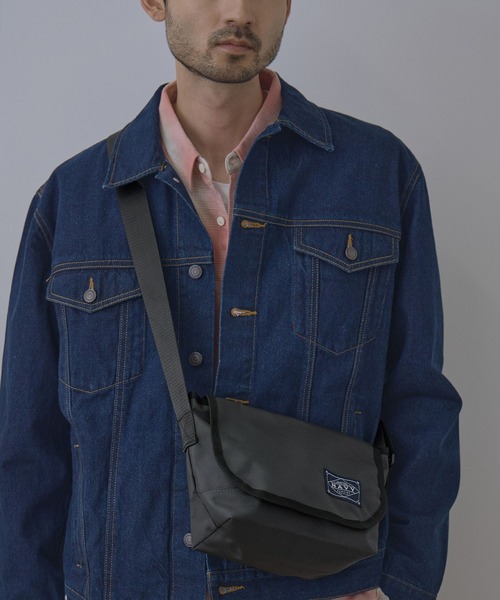 NAVY(ネイビー)の「【NAVY / ネイビー】 フラップ ミニショルダーバッグ(ショルダーバッグ・メンズ・ブラック/チャコール・FREE)」の15枚目の写真