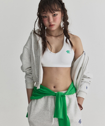 BETTER THAN SURF（ベターザンサーフ）の「EUPHORIA CROP ZIPUP HOODIE - GRAY（パーカー）」