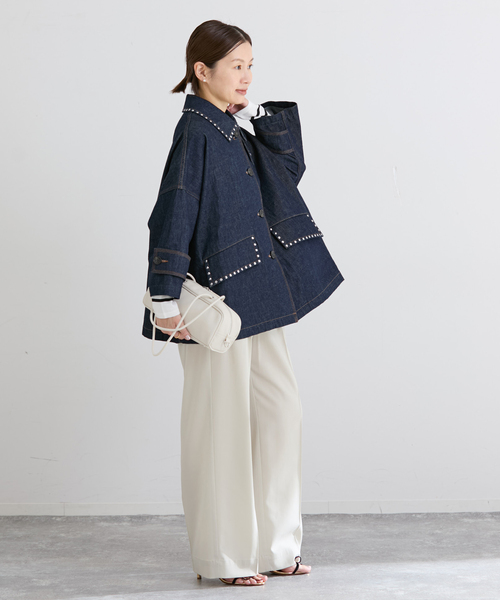 &MyuQ(アンドミューク)の「《追加4》&MyuQ/アンドミューク KAKU バッグ MCB096(ショルダーバッグ・レディース・アイボリー/キャメル・FREE)」の12枚目の写真