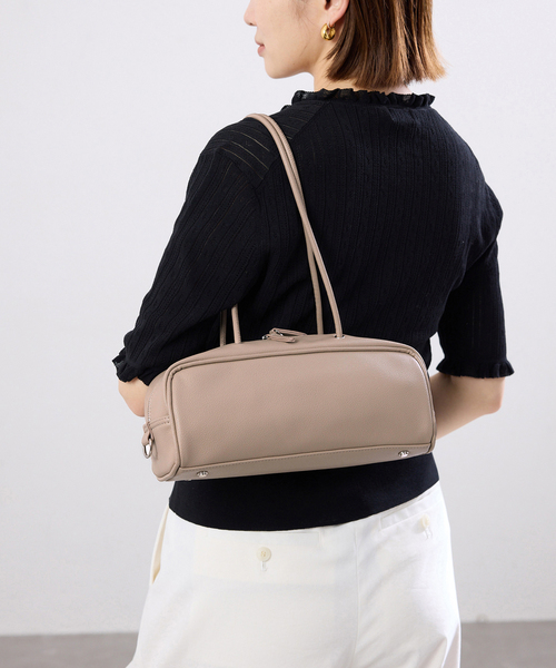 &MyuQ(アンドミューク)の「《追加4》&MyuQ/アンドミューク KAKU バッグ MCB096(ショルダーバッグ・レディース・アイボリー/キャメル・FREE)」の15枚目の写真
