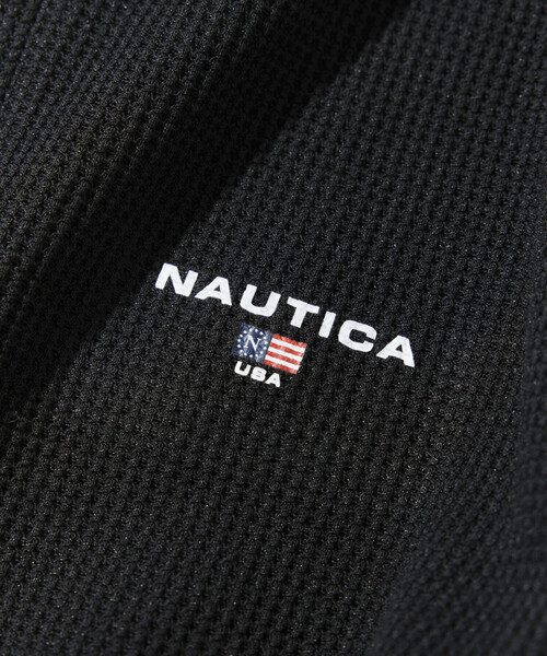 NAUTICA(ノーティカ)の「NAUTICA/ノーティカ Essential タイトフィット S/S ヘンリーネック ワッフルTシャツ(Tシャツ/カットソー・メンズ・ブラック/グレー/ホワイト/チャコールグレー・LARGE/SMALL/MEDIUM)」の22枚目の写真