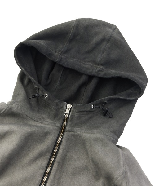 X-girl(エックスガール)の「FADED ANORAK SWEATSHIRT(パーカー・レディース・カモフラージュ/ブラック/バーガンディー・S/M)」の11枚目の写真
