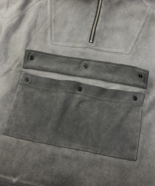 X-girl(エックスガール)の「FADED ANORAK SWEATSHIRT(パーカー・レディース・カモフラージュ/ブラック/バーガンディー・S/M)」の16枚目の写真