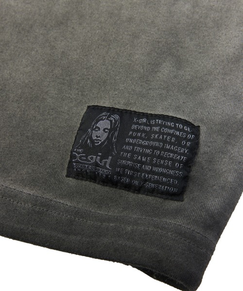 X-girl(エックスガール)の「FADED ANORAK SWEATSHIRT(パーカー・レディース・カモフラージュ/ブラック/バーガンディー・S/M)」の19枚目の写真