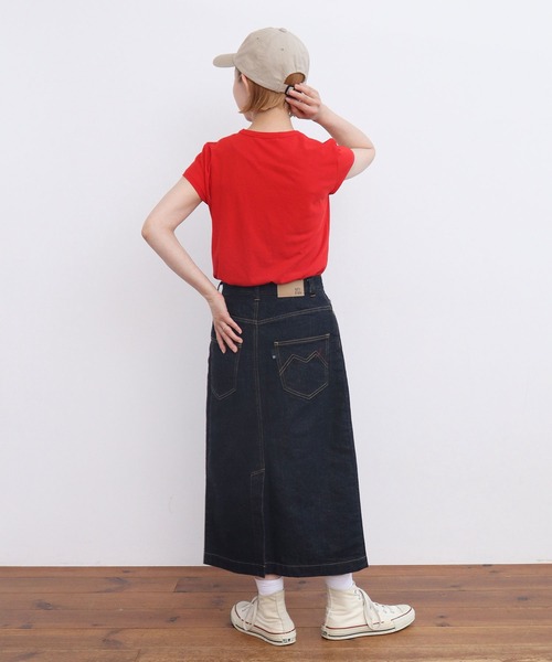 CHILD WOMAN（チャイルドウーマン）の「80/2天竺 フレンチスリーブプルオーバー（Tシャツ/カットソー・レディース・レッド/ブラック/ホワイト・FREE）」の22枚目の写真