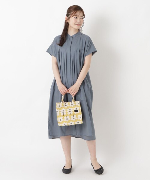 one'sterrace(ワンズテラス)の「FH スクエアミニトート エナ(トートバッグ・レディース・グレー系4/イエロー系8・99)」の13枚目の写真