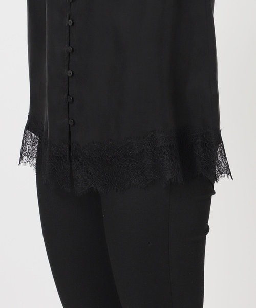 JOURNAL STANDARD(ジャーナルスタンダード)の「フィブリルレース2WAYノースリーブ(シャツ/ブラウス・レディース・ブラック/アイボリー・FREE)」の10枚目の写真