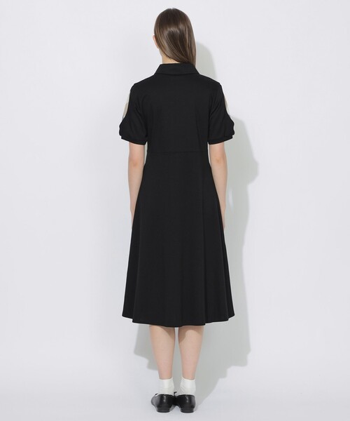 CB CRESTBRIDGE(シービークレストブリッジ)の「【Quiet checkシリーズ】ポロワンピース(ワンピース・レディース・ブラック/レッド/ブルー系その他2・M/S)」の5枚目の写真