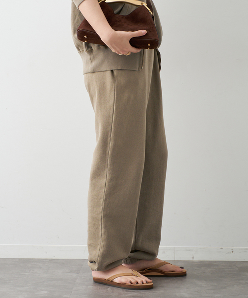 Johnbull（ジョンブル）の「【JOHNBULL/ジョンブル】SWEAT PANTS（スウェットパンツ・レディース・ベージュ/ブルー・36/38）」の5枚目の写真