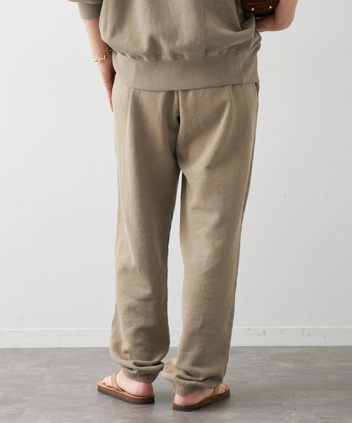 Johnbull（ジョンブル）の「【JOHNBULL/ジョンブル】SWEAT PANTS（スウェットパンツ・レディース・ベージュ/ブルー・36/38）」の6枚目の写真