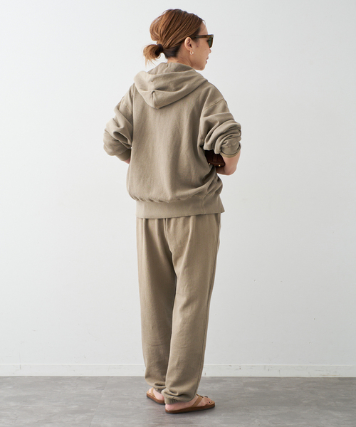 Johnbull（ジョンブル）の「【JOHNBULL/ジョンブル】SWEAT PANTS（スウェットパンツ・レディース・ベージュ/ブルー・36/38）」の9枚目の写真