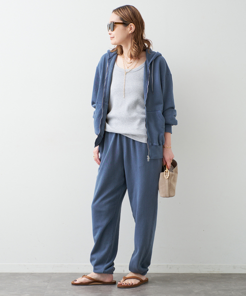 Johnbull（ジョンブル）の「【JOHNBULL/ジョンブル】SWEAT PANTS（スウェットパンツ・レディース・ベージュ/ブルー・36/38）」の19枚目の写真