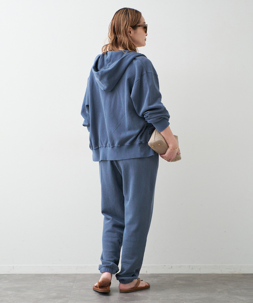 Johnbull（ジョンブル）の「【JOHNBULL/ジョンブル】SWEAT PANTS（スウェットパンツ・レディース・ベージュ/ブルー・36/38）」の21枚目の写真