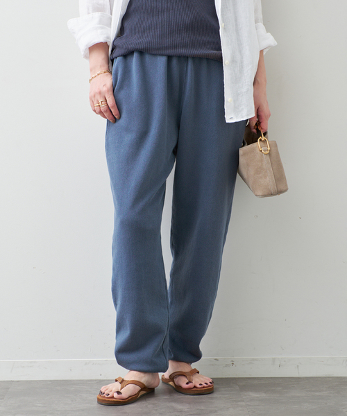 Johnbull（ジョンブル）の「【JOHNBULL/ジョンブル】SWEAT PANTS（スウェットパンツ・レディース・ベージュ/ブルー・36/38）」の22枚目の写真