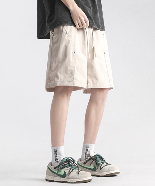 WESTBOY(ウエストボーイ)の「ストリート パネル切り替え スタッズ ワイド ショーツ WO26S14PT11(その他パンツ・メンズ・グリーン/ベージュ/ブラック・M/L/XL)」の13枚目の写真