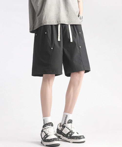 WESTBOY(ウエストボーイ)の「ストリート パネル切り替え スタッズ ワイド ショーツ WO26S14PT11(その他パンツ・メンズ・グリーン/ベージュ/ブラック・M/L/XL)」の21枚目の写真