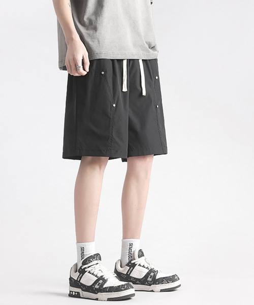 WESTBOY(ウエストボーイ)の「ストリート パネル切り替え スタッズ ワイド ショーツ WO26S14PT11(その他パンツ・メンズ・グリーン/ベージュ/ブラック・M/L/XL)」の22枚目の写真