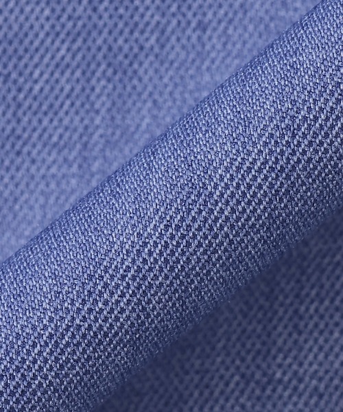 TOKYO SHIRTS（トウキョウシャツ）の「麻調合繊素材シャツワンピース 五分袖（シャツ/ブラウス・レディース・ネイビー/ブルー/オレンジ・M/L/LL）」の13枚目の写真