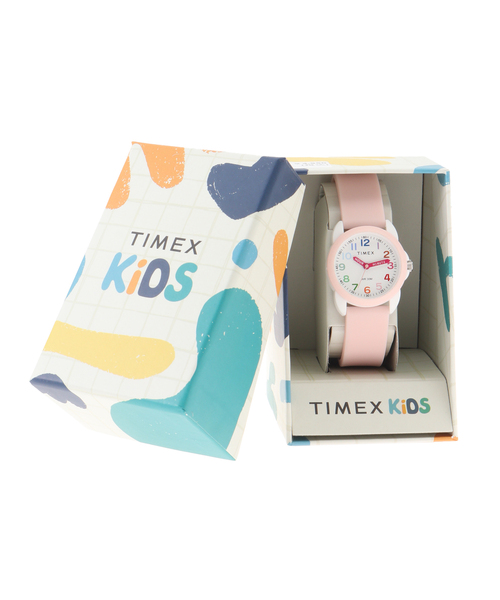 TIMEX(タイメックス)の「TIMEX Kids Analog tx-tw2w92000 Pail Pink(アナログ腕時計・レディース・ピンク・FREE)」の2枚目の写真