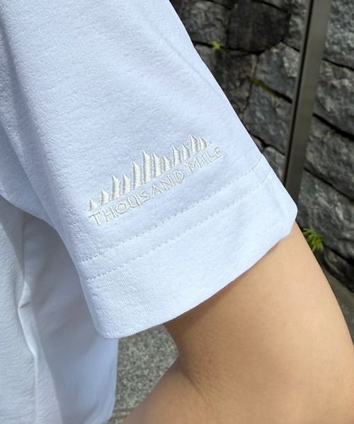 THOUSAND MILE(サウザンドマイル)の「【THOUSAND MILE】SHORT SLEEVE COMPACT PRINT T-SHIRT (Beyond)(Tシャツ/カットソー・レディース・ホワイト・FREE)」の7枚目の写真