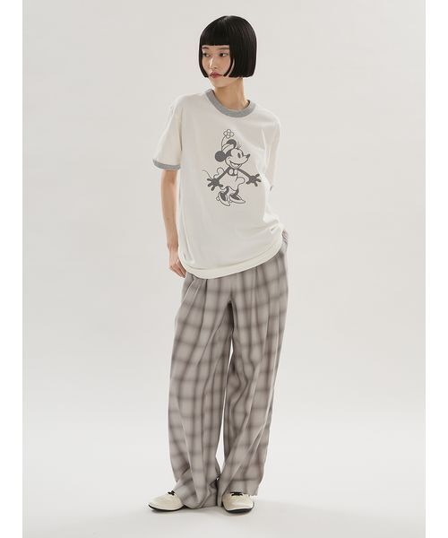 emmi(エミ)の「チェックイージーパンツ(その他パンツ・レディース・ダークブラウン/グレー・1/0)」の15枚目の写真