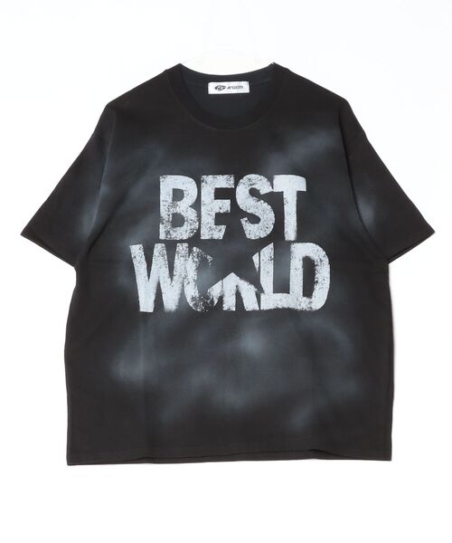 A'gem(エージェム)の「A'GEM/9 × .kom 『A'gem/エージェム』 BEST WORLD Tシャツ(Tシャツ/カットソー・メンズ・ピンク/ブラック/ホワイト・FREE)」の7枚目の写真