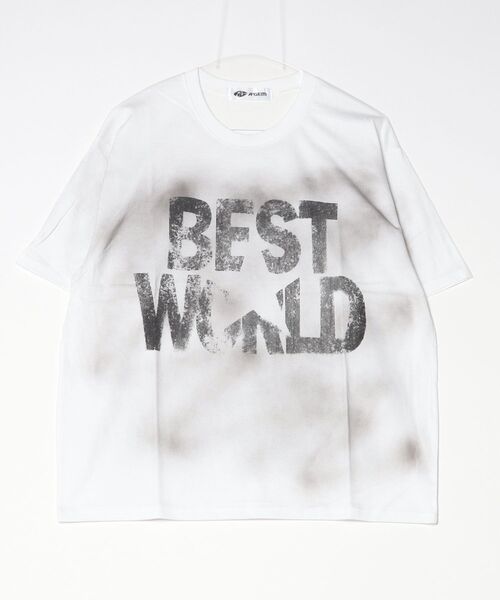 A'gem(エージェム)の「A'GEM/9 × .kom 『A'gem/エージェム』 BEST WORLD Tシャツ(Tシャツ/カットソー・メンズ・ピンク/ブラック/ホワイト・FREE)」の9枚目の写真