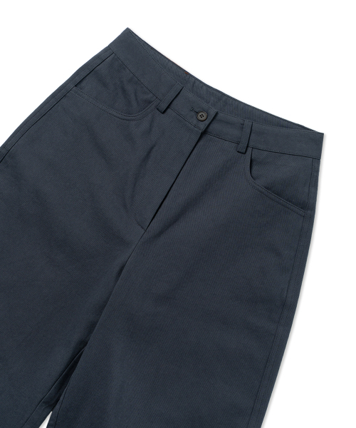 WITHOUT SUMMER(ウィズアウトサマ)の「ワイドコットンパンツ_ネイビー(その他パンツ・レディース・その他・MEDIUM/SMALL)」の3枚目の写真