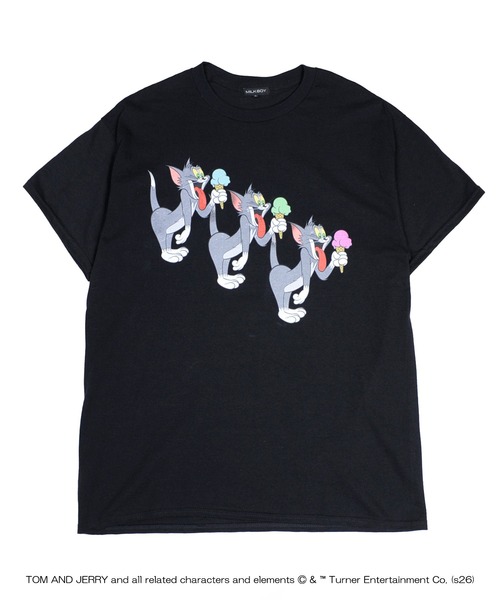 MILKBOY(ミルクボーイ)の「TOM&JERRY ICE CREAM TRIO Tシャツ(Tシャツ/カットソー・レディース・A/B・M/L)」の6枚目の写真