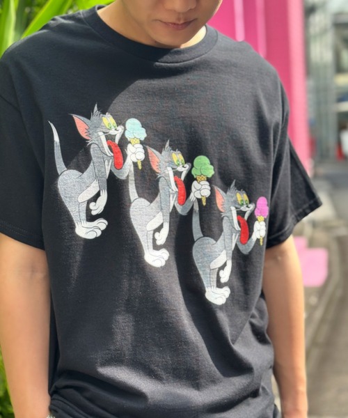 MILKBOY(ミルクボーイ)の「TOM&JERRY ICE CREAM TRIO Tシャツ(Tシャツ/カットソー・レディース・A/B・M/L)」の14枚目の写真