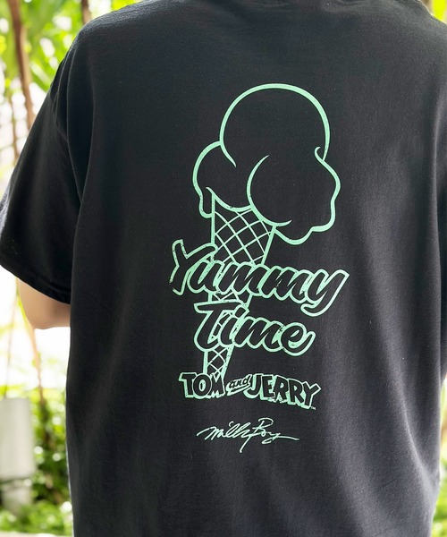 MILKBOY(ミルクボーイ)の「TOM&JERRY ICE CREAM TRIO Tシャツ(Tシャツ/カットソー・レディース・A/B・M/L)」の12枚目の写真
