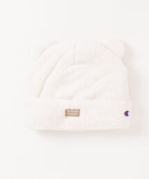 Champion（チャンピオン）の「Champion/チャンピオン　キッズ ボア クマ刺繍 ニットワッチ（ニットキャップ/ビーニー）」