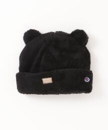 Champion（チャンピオン）の「Champion/チャンピオン　キッズ ボア クマ刺繍 ニットワッチ（ニットキャップ/ビーニー）」
