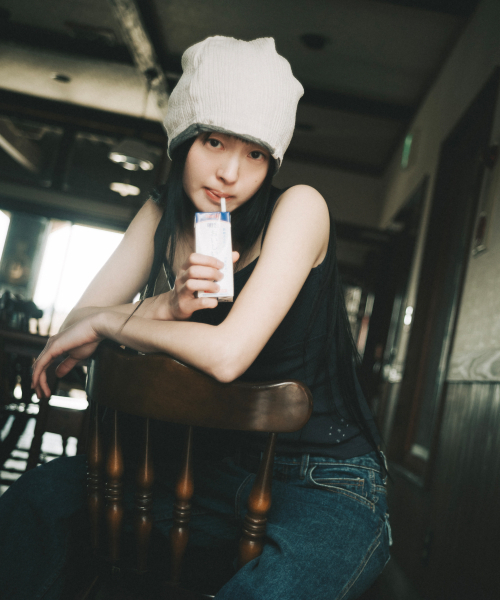OHESHIO(オヘシオ)の「STITCH BUTTON SLEEVELESS, NAVY(Tシャツ/カットソー・レディース・その他・FREE)」の6枚目の写真