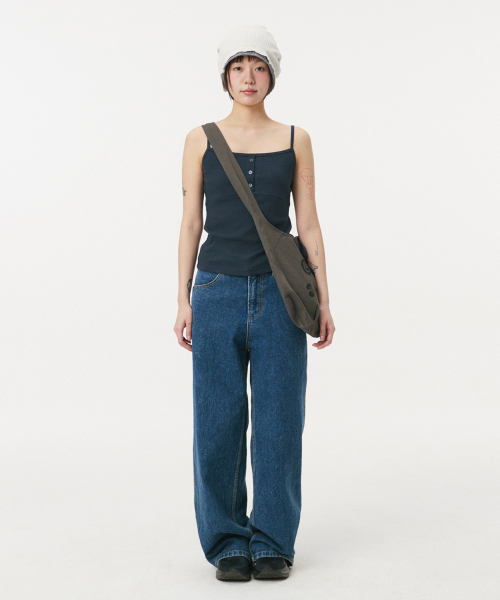 OHESHIO(オヘシオ)の「STITCH BUTTON SLEEVELESS, NAVY(Tシャツ/カットソー・レディース・その他・FREE)」の7枚目の写真