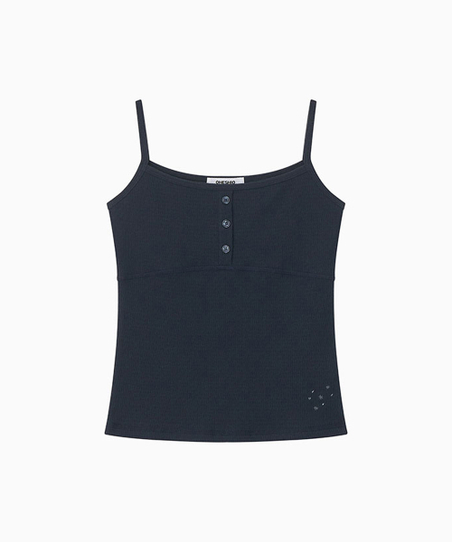 OHESHIO(オヘシオ)の「STITCH BUTTON SLEEVELESS, NAVY(Tシャツ/カットソー・レディース・その他・FREE)」の8枚目の写真